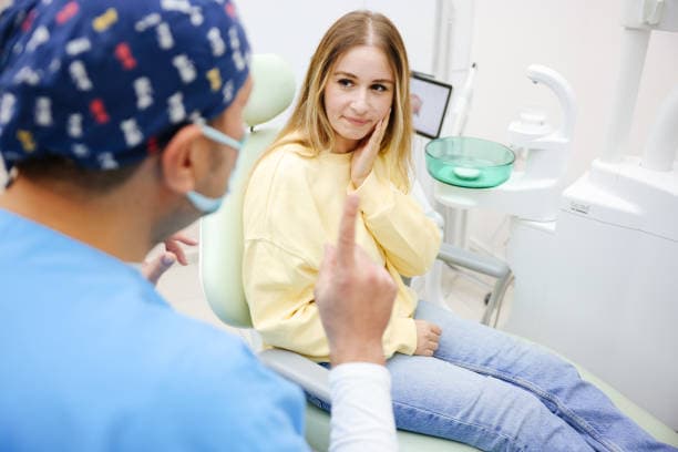Emergency dental consultation and examination